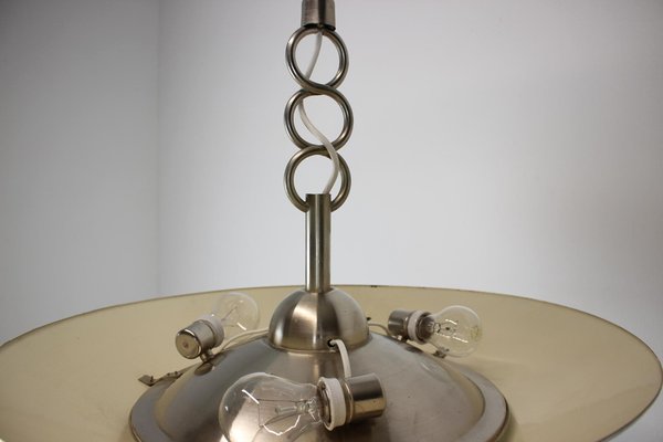 Art Deco Chrome Pendant Light attributed to Designer Franta Anyz, Czechoslovakia, 1930s-TZ-1778200