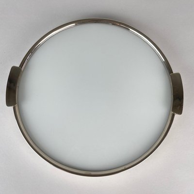 Art Deco Chrome Round Tray, 1930s-TZ-1395262