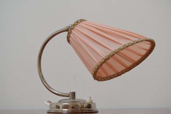 Art Deco Chrome Table Lamp, 1930s-TZ-1015879