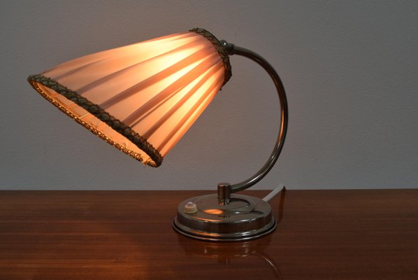 Art Deco Chrome Table Lamp, 1930s-TZ-1015879