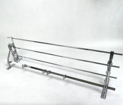 Art Deco Chrome Wall Rack, 1930s-JUZ-1386113