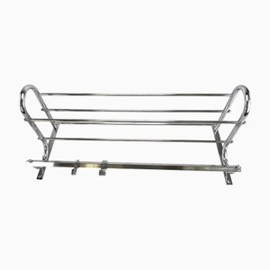 Art Deco Chrome Wall Rack, 1930s-JUZ-1394866