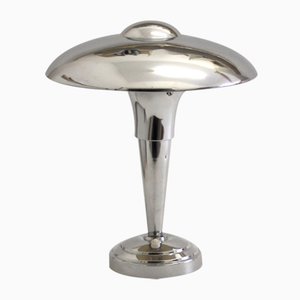 Art Deco Chromed Table Lamp, France, 1930s-SY-2033718