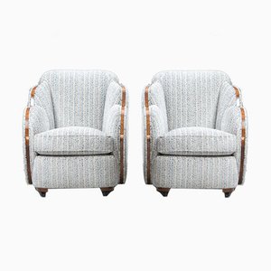 Art Deco Cloud Back Armchairs by Harry and Lou Epstein, 1930s, Set of 2-TR-850324