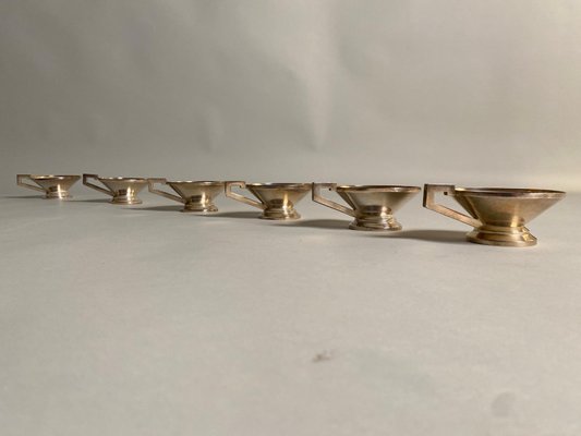 Art Deco Coffe Cups by Gio Ponti, 1930s, Set of 6-KKZ-1814273