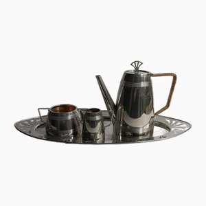 Art Deco Coffee Service, 1930s, Set of 4-VTK-2032408