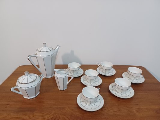 Art Deco Coffee Service, 1930s, Set of 9-ZQS-1777949