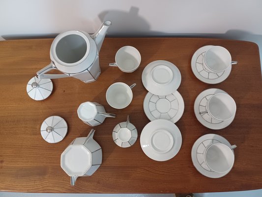 Art Deco Coffee Service, 1930s, Set of 9-ZQS-1777949