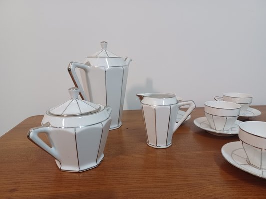 Art Deco Coffee Service, 1930s, Set of 9-ZQS-1777949