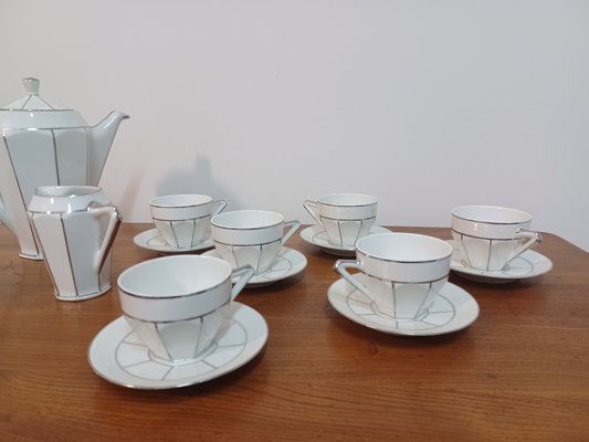 Art Deco Coffee Service, 1930s, Set of 9-ZQS-1777949