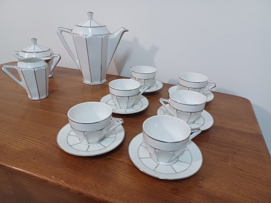 Art Deco Coffee Service, 1930s, Set of 9-ZQS-1777949