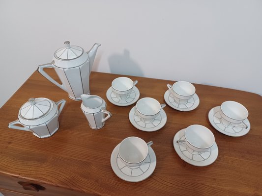 Art Deco Coffee Service, 1930s, Set of 9-ZQS-1777949