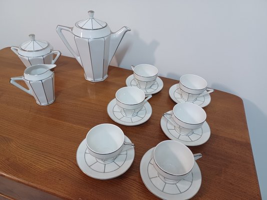 Art Deco Coffee Service, 1930s, Set of 9-ZQS-1777949