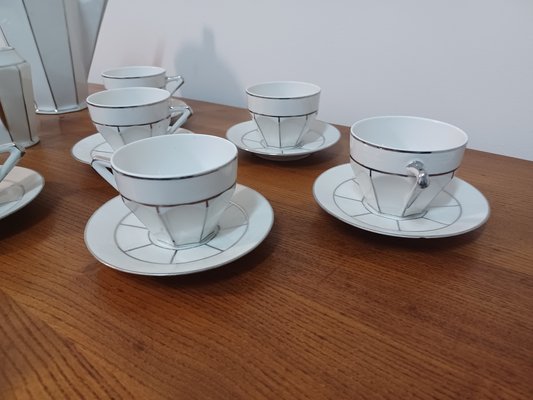 Art Deco Coffee Service, 1930s, Set of 9-ZQS-1777949