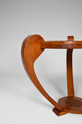 Art Deco Colonial Carved Side Table, 1930s-XNH-754047