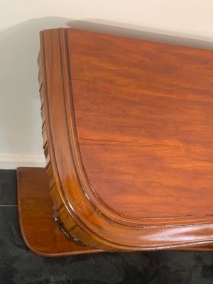 Art Dèco Console with Conucopia -Shaped Pilasters, 1930s, Set of 2-IJR-1758024