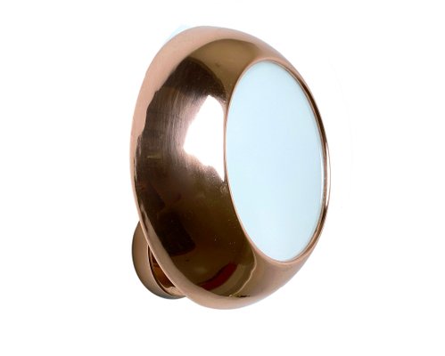 Art Deco Copper and Glass Sconce from Drupol, 1940s-GUT-2017219