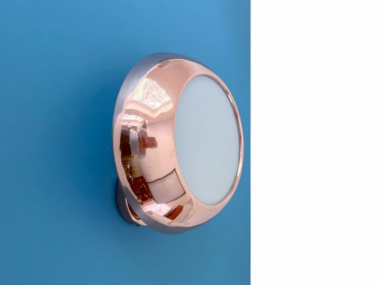 Art Deco Copper and Glass Sconce from Drupol, 1940s-GUT-2017219