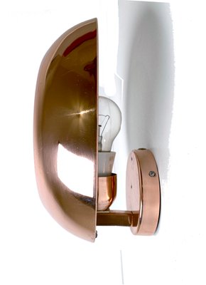 Art Deco Copper and Glass Sconce from Drupol, 1940s-GUT-2017219