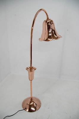 Art Deco Copper Floor Lamp, 1930s-TZ-1444181