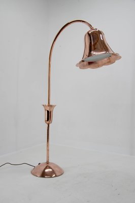 Art Deco Copper Floor Lamp, 1930s-TZ-1444181