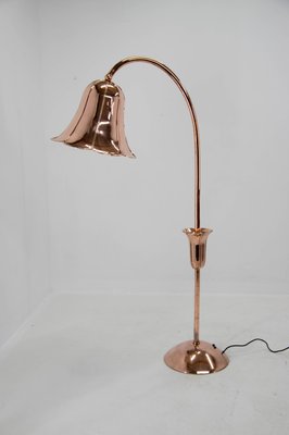 Art Deco Copper Floor Lamp, 1930s-TZ-1444181