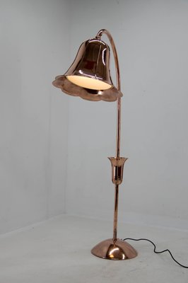 Art Deco Copper Floor Lamp, 1930s-TZ-1444181