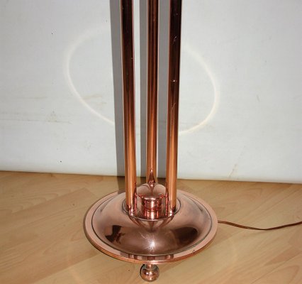 Art Deco Copper Floor Lamp, 1930s-XHP-1394906