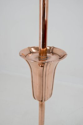 Art Deco Copper Floor Lamp, 1930s-TZ-1444181