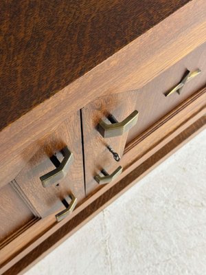 Art Deco Credenza in Oak, 1930s-GNW-1807505