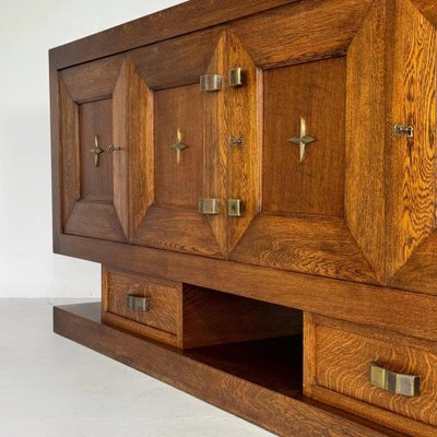 Art Deco Credenza in Oak, 1930s-GNW-1807505