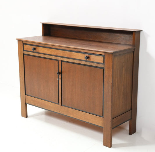 Art Deco Credenza in Oak by J.A. Muntendam for L.O.V. Oosterbeek, 1920s