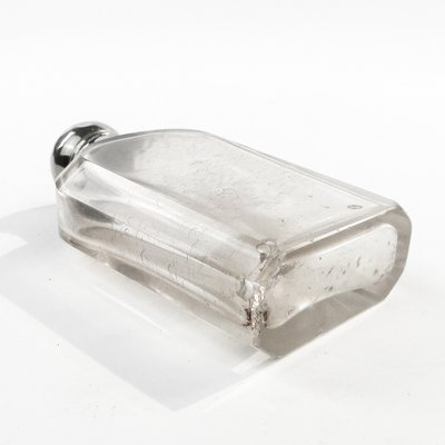 Art Deco Crystal Flask, France, 1930s-BKO-1801193