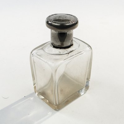 Art Deco Crystal Flask, France, 1930s-BKO-1801199