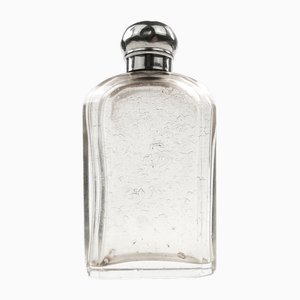 Art Deco Crystal Flask, France, 1930s-BKO-1801193