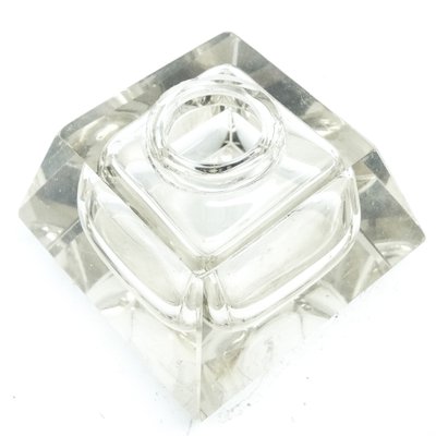 Art Deco Crystal Inkwell, Poland, 1930s-BKO-1454574