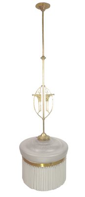 Art Deco Crystal Lamp, 1890s-ZVO-1436211