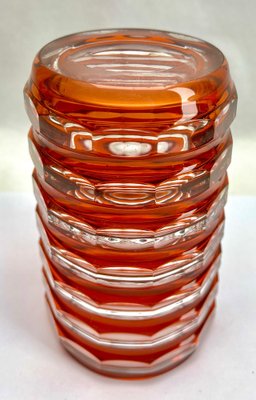 Art Deco Crystal Vase from Val Saint Lambert, 1950s-MJY-1769412