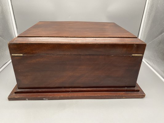 Art Deco Cutlery Box in Mahogany-CZ-1793121