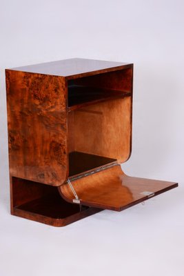 Art Deco Czech Walnut Cabinet-Bar-WHY-1083348