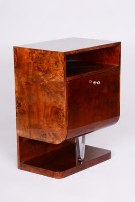 Art Deco Czech Walnut Cabinet-Bar-WHY-1083348