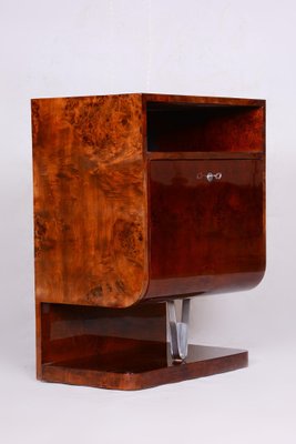 Art Deco Czech Walnut Cabinet-Bar-WHY-1083348