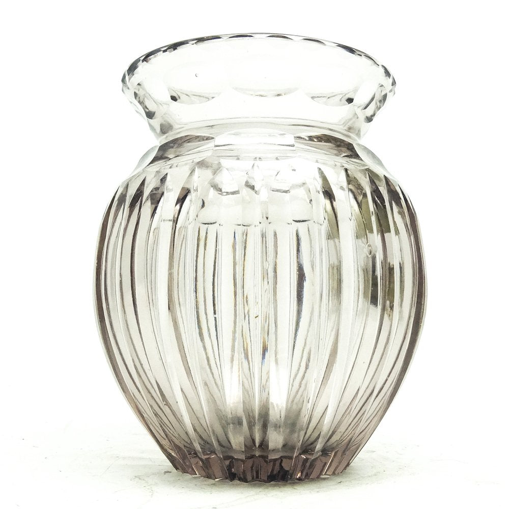 Art Deco Czechoslovakian Vase from Moser, 1930s