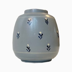 Art Deco Danish Ceramic Vase from Knabstrup, 1930s-LCR-655897