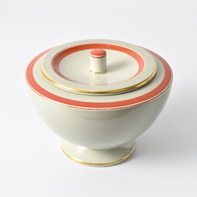 Art-Deco Danish Earthenware Box from Aluminia Royal Copenhagen, 1940s-IXK-2034033