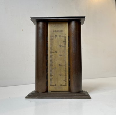 Art Deco Danish Money Bank & Thermometer by Architect Carl Einar Glahn, 1930s-LCR-1378377