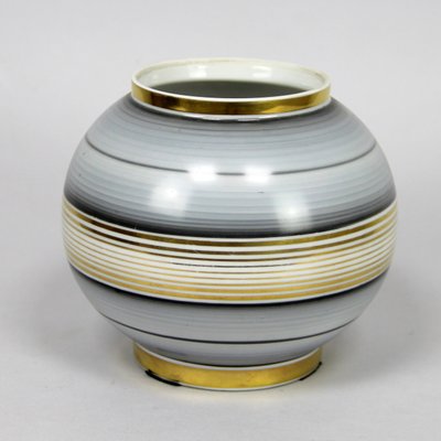 Art Deco Decorated Porcelain Vase, 1930s-NE-875565