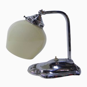 Art Deco Desk Lamp with Adjustable Shade, 1930s-TL-1450007