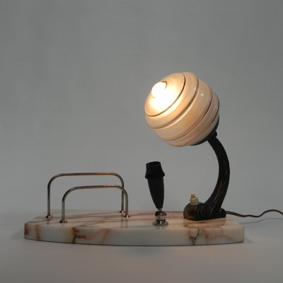 Art Deco Desk Lamp with Pen and Letter Holder-TL-1345989