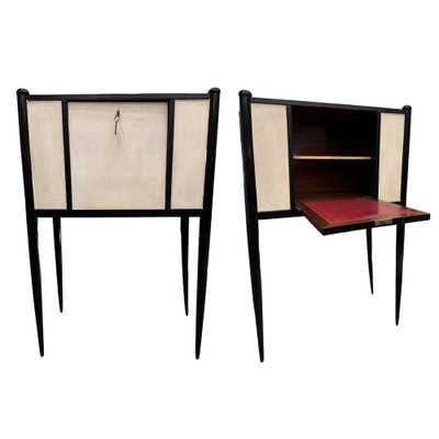 Art Deco Desks in Parchment attributed Paolo Buffa, Italy, 1940s, Set of 2-NUC-1823640